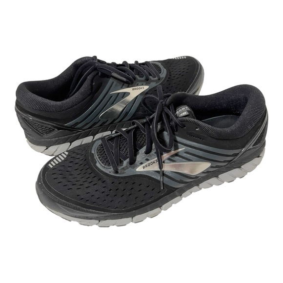 Brooks Mens Beast 18 Black Road-Running Athletic Shoes Size 13 - Picture 1 of 12